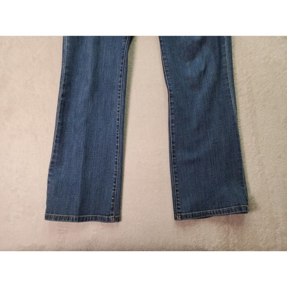 Lauren Jeans Co. Bootcut Jeans Women Size 12 Blue Denim Cotton Pocket Flat Front - Picture 3 of 9